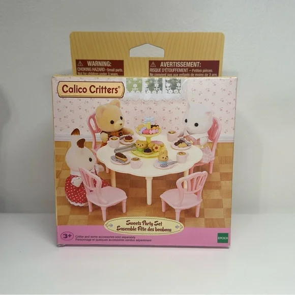 Calico Critters Sweets Party Set - sylvanian families - Picture 2 of 5